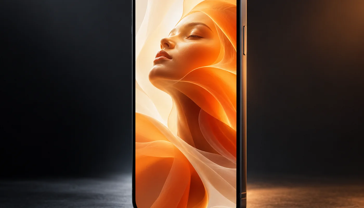 A smartphone showing a premium vertical state property-style video